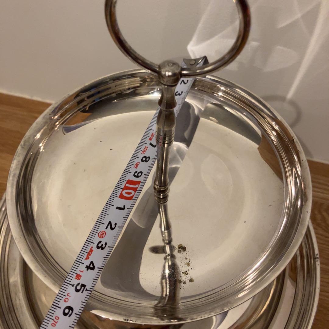 Rogers ケーキスタンド23.3cm-15.8cm2段
