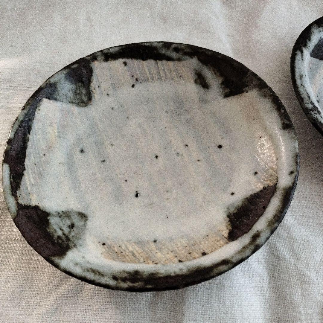 鉄化粧 クロス小皿２枚