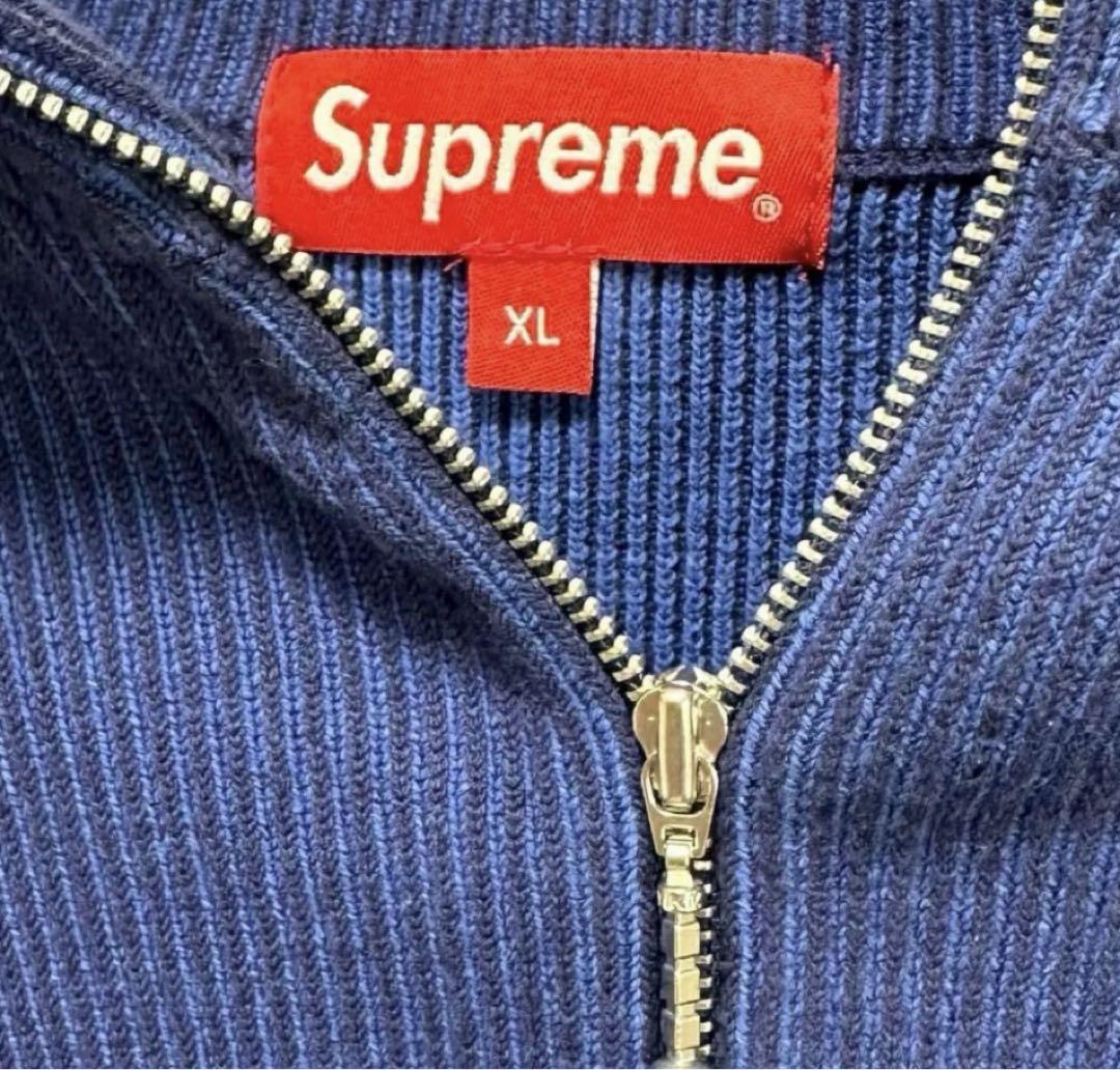 美品　Supreme セーター XL ネイビー/ブルー