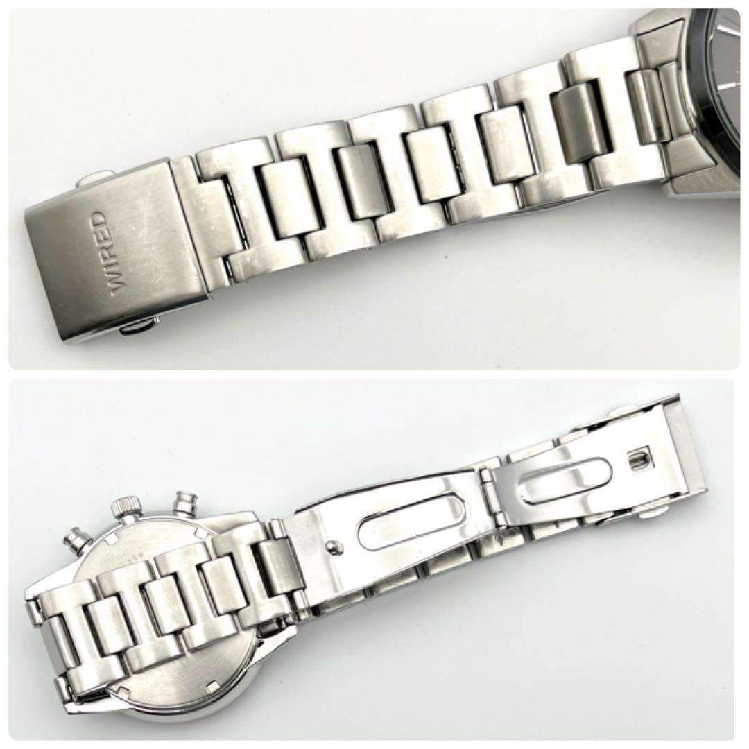 【稼動】WIRED TOKYO SORAモデル ワインレッド メンズ 腕時計