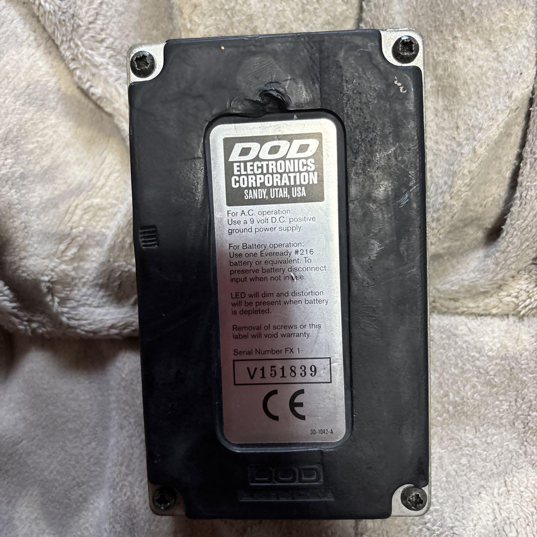 【通電OK】DOD FX91 ベースオーバードライブ DOD_VFX91_FX91_Bass_Overdrive_