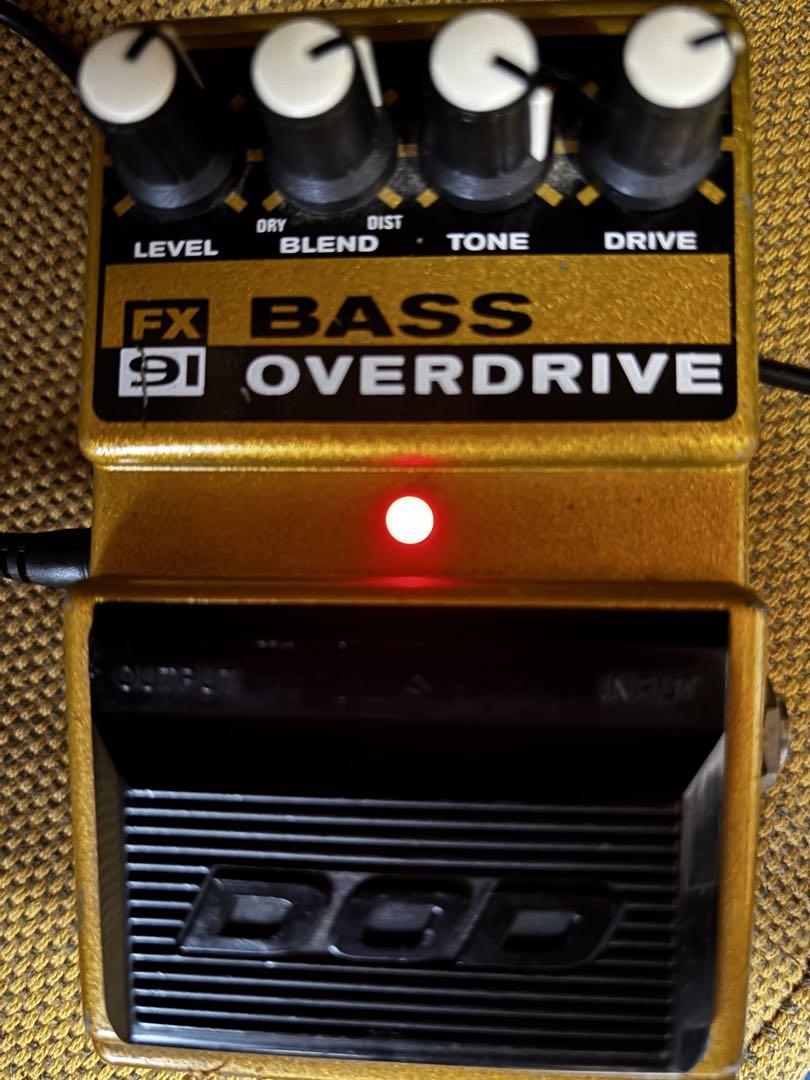 【通電OK】DOD FX91 ベースオーバードライブ