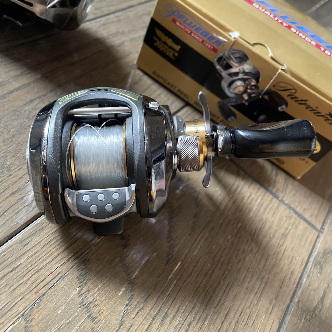 稀少 廃盤 フルーガー パトリアーク XT 71LP 右 7.1:1 キムケン