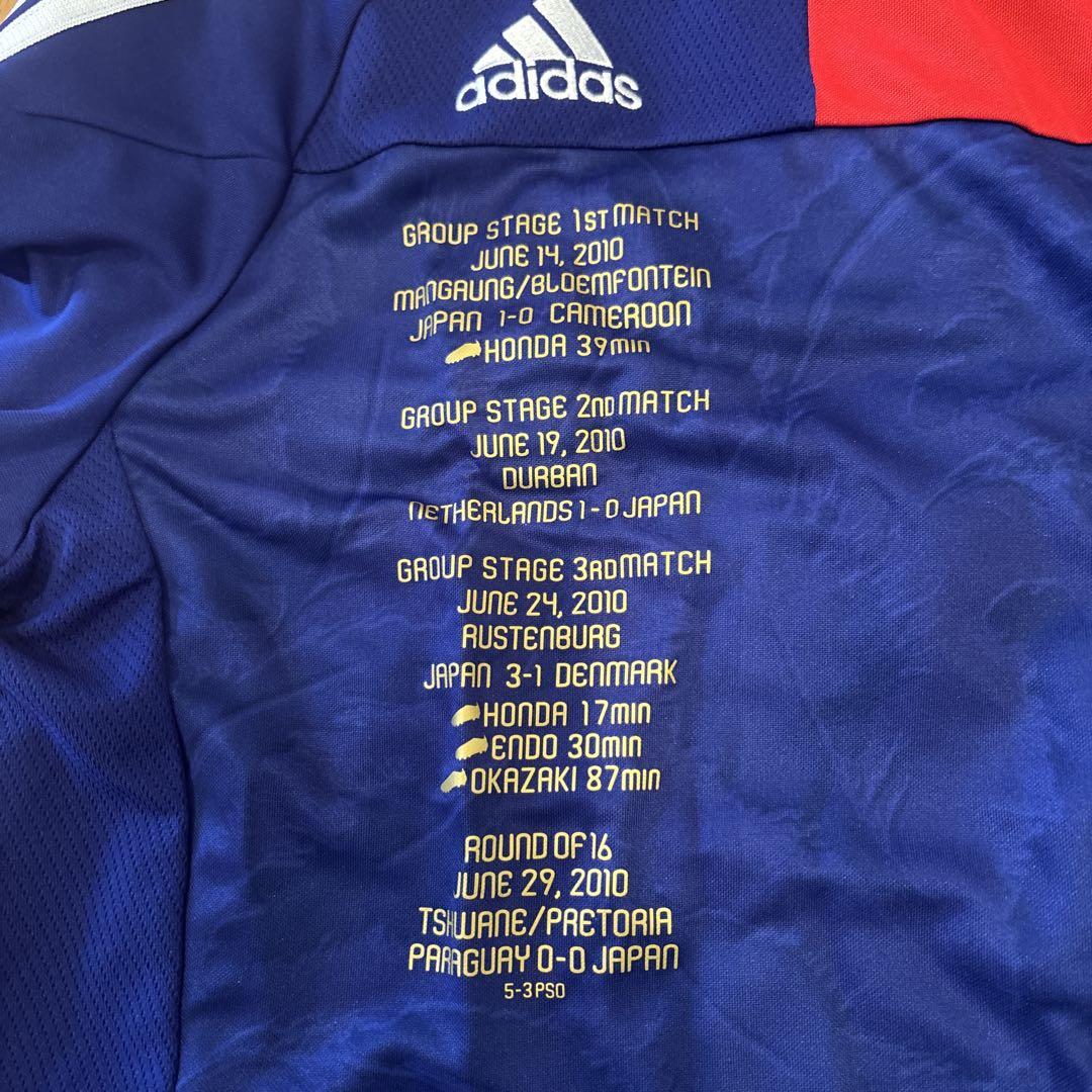 日本代表 サッカーシャツ SAMURAI BLUE Oサイズ　祝Ｗ杯出場！