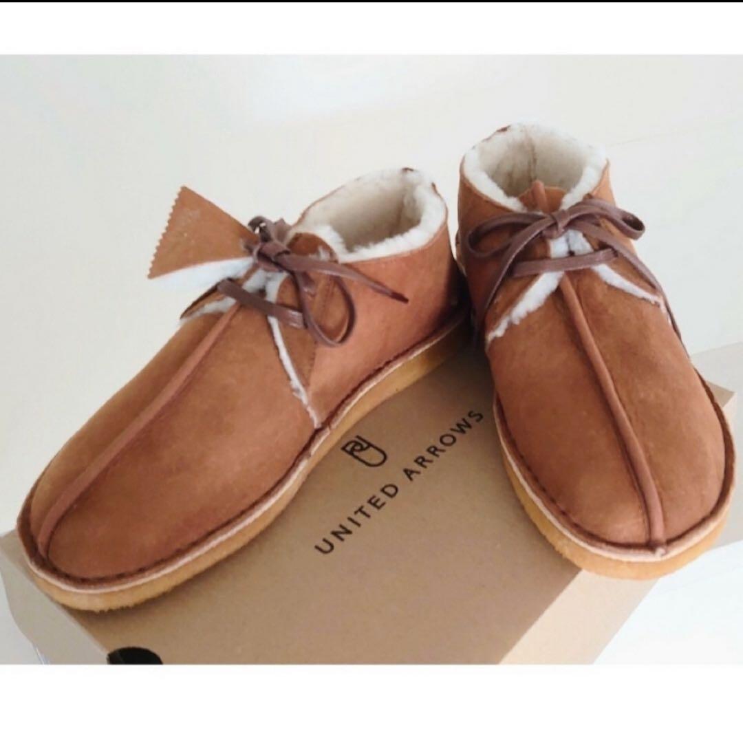 ユナイテッドアローズ別注クラークス ムートントレックブーツ26.5cm CLARKS ORIGINALS