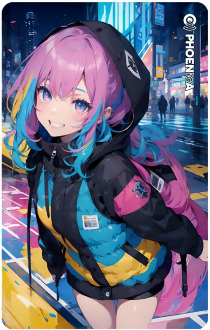【フェニックスカード】トーキョーガール (Girl1) ゲームカード【フェニックス】フェニカ 2023_08 トーキョー