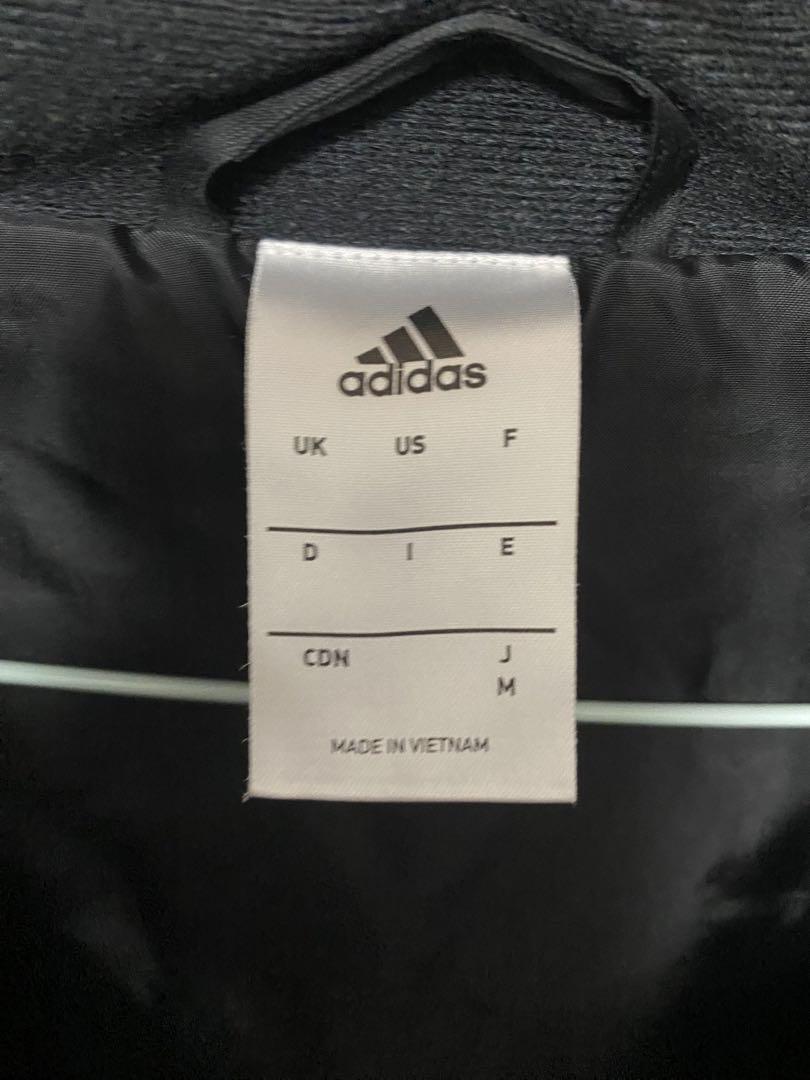 adidas ベンチコート 黒