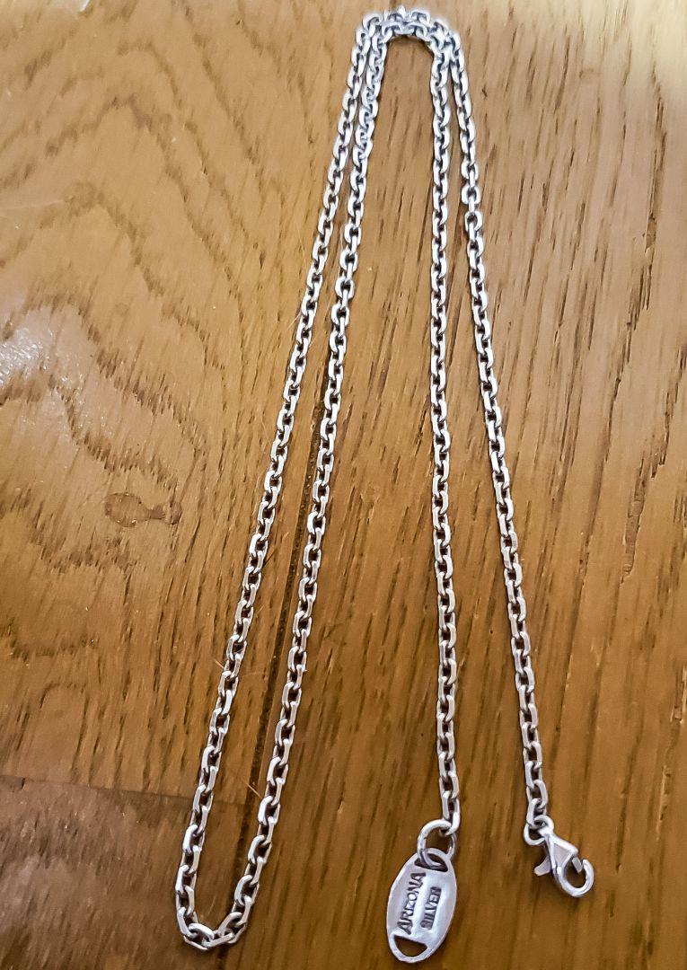 【極美品❗希少60cm❇】アリゾナフリーダム 小豆極細チェーン60cm✴