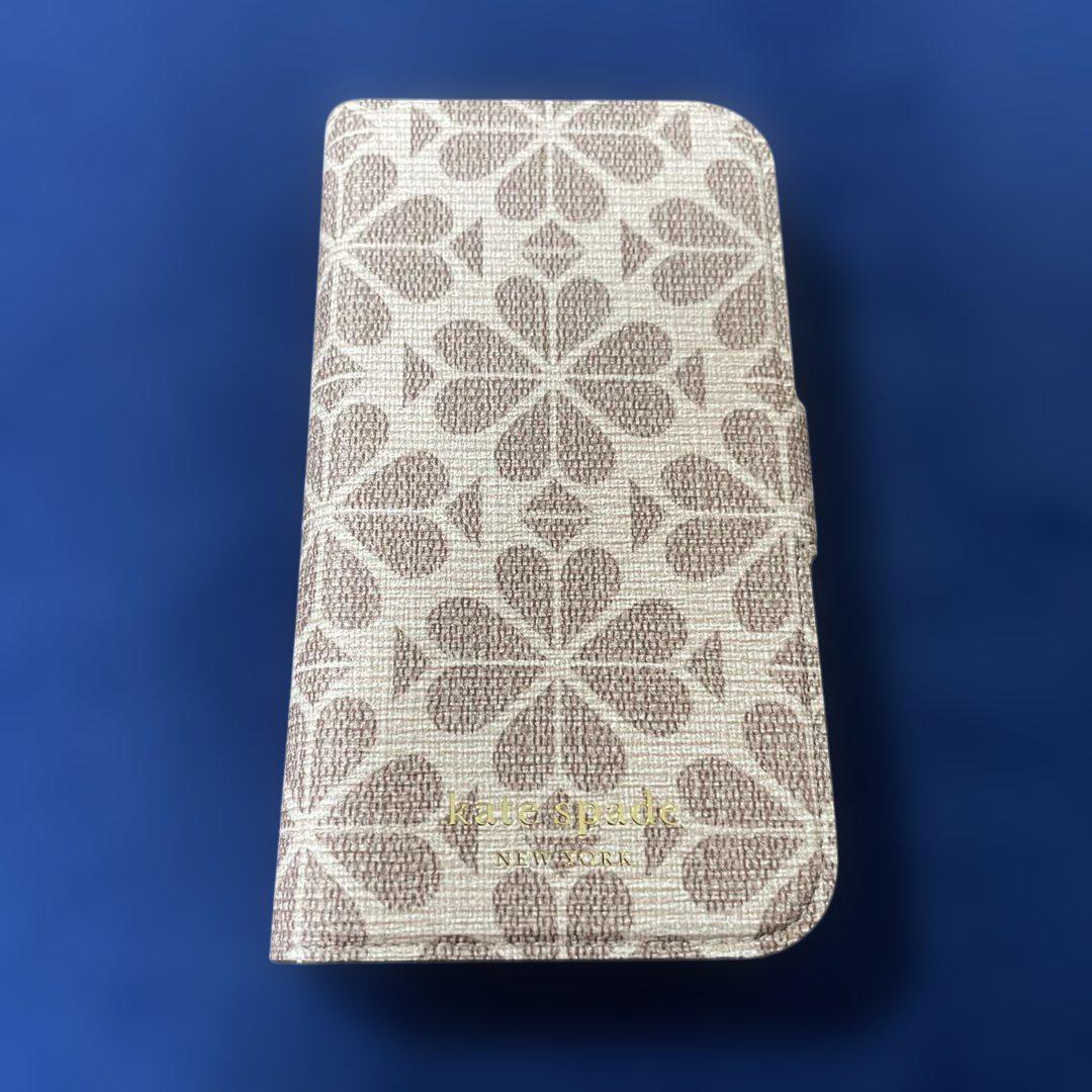 kate spade iPhone 13 手帳型ケース 花柄