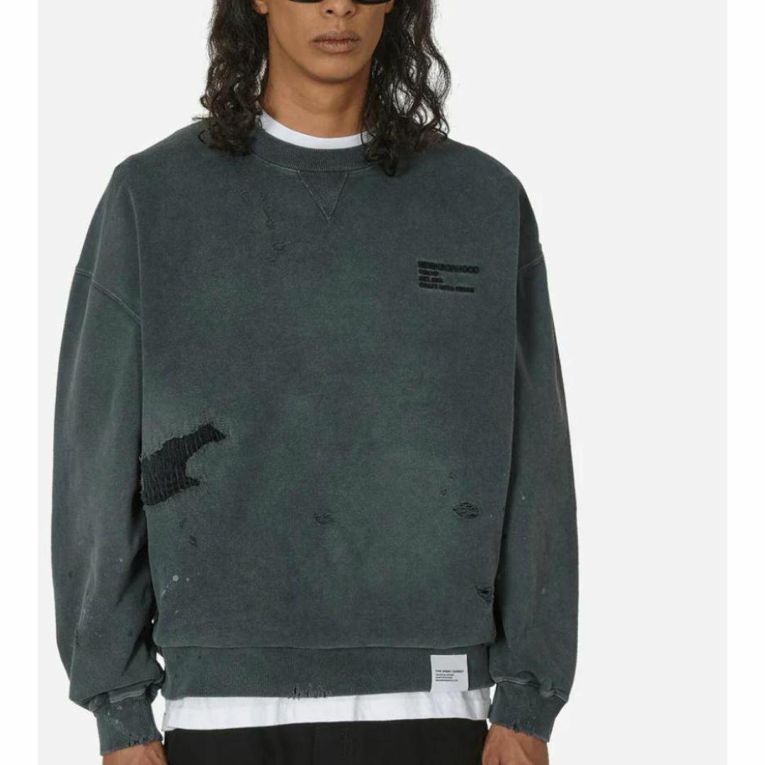新品 ネイバーフッド SAVAGE スウェット M 黒 neighborhood