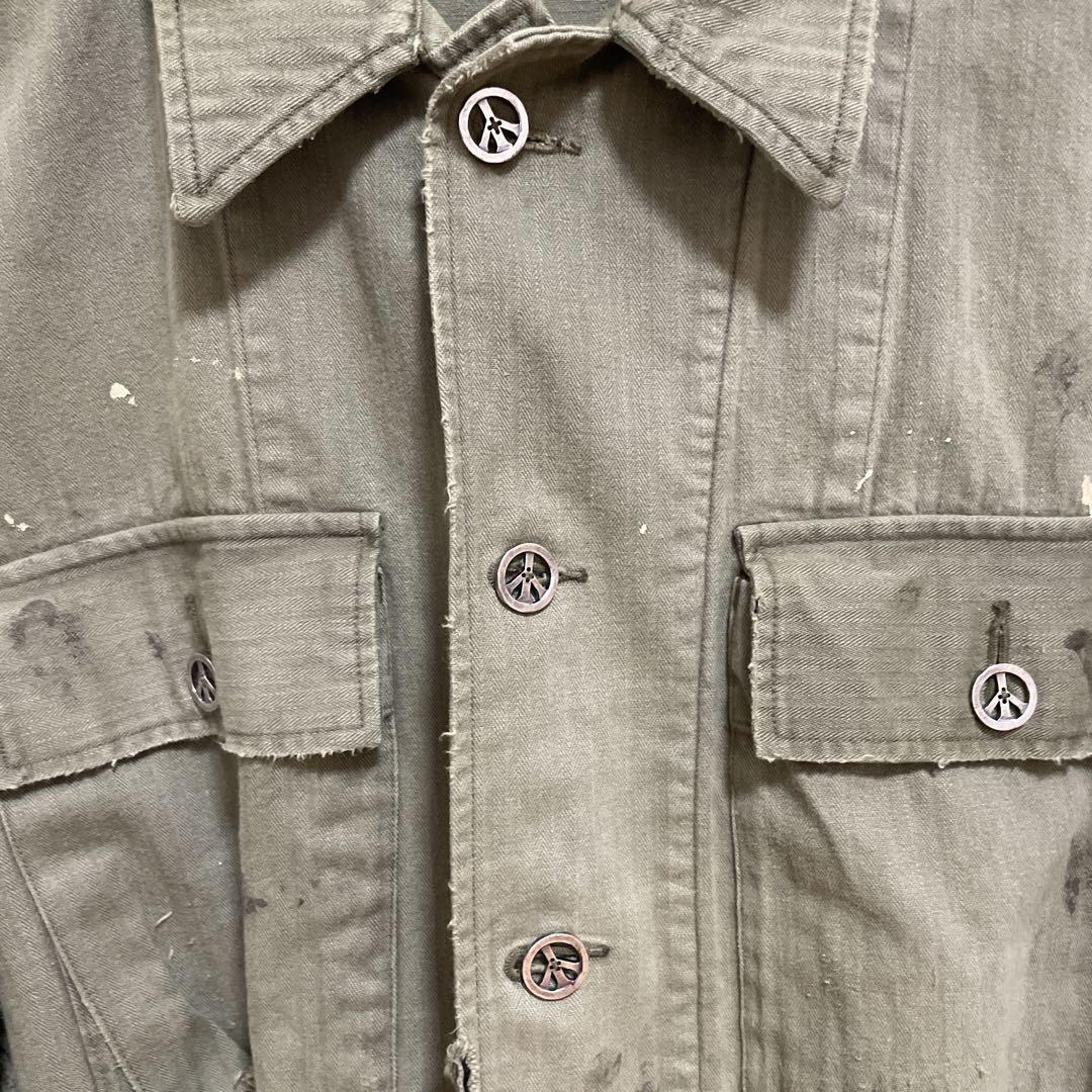 READY MADE ヘリンボーンシャツジャケット ミリタリー レディメイド