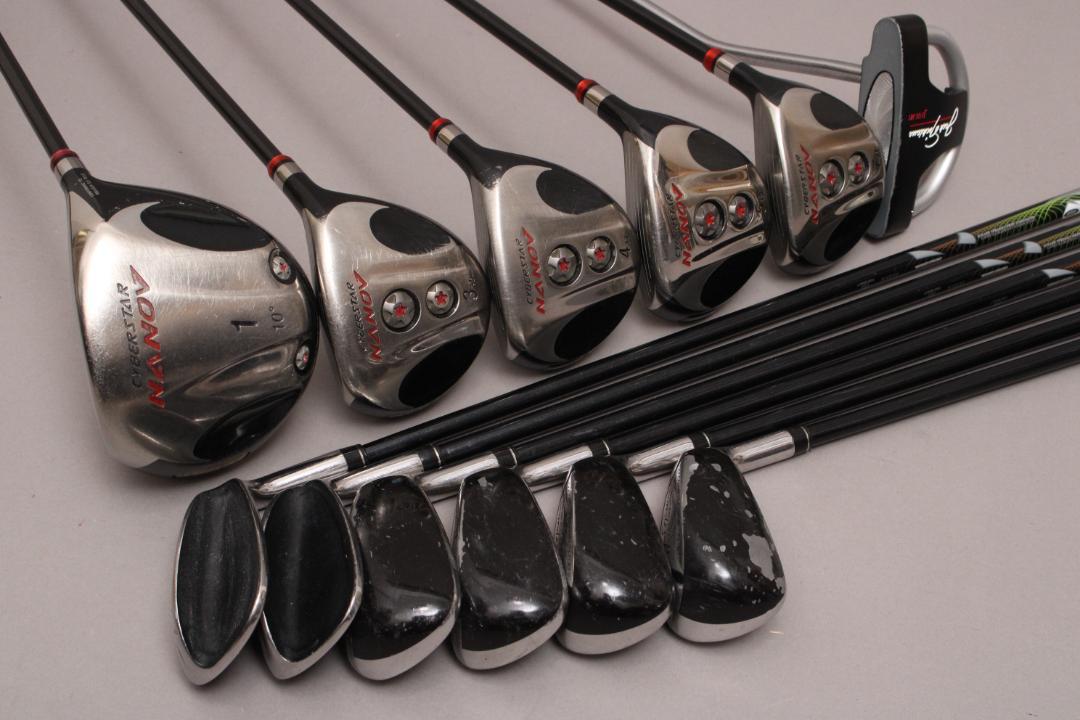 憧れの クラブセット12本/キャディバッグ付/YONEX/Jack Nicklaus/R クラブ