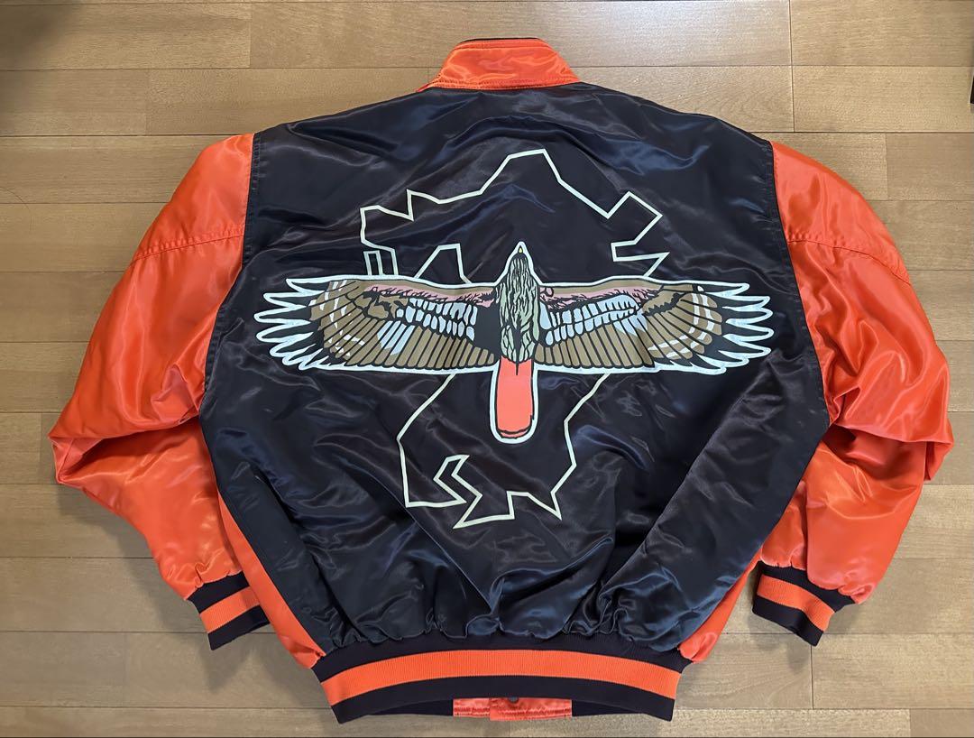 欲しいの 美品】福岡ダイエーホークス L南海ホークス スタジャン ウェア