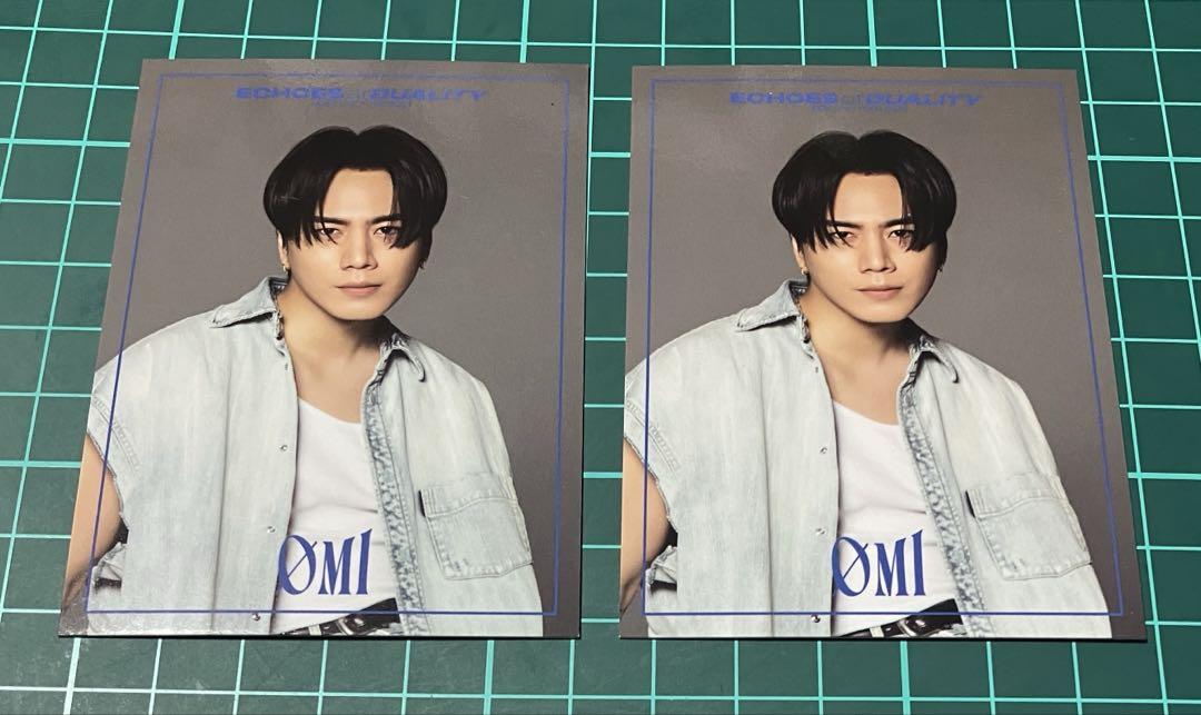 3代目JSB 登坂広臣 OMI フォトカード 2枚