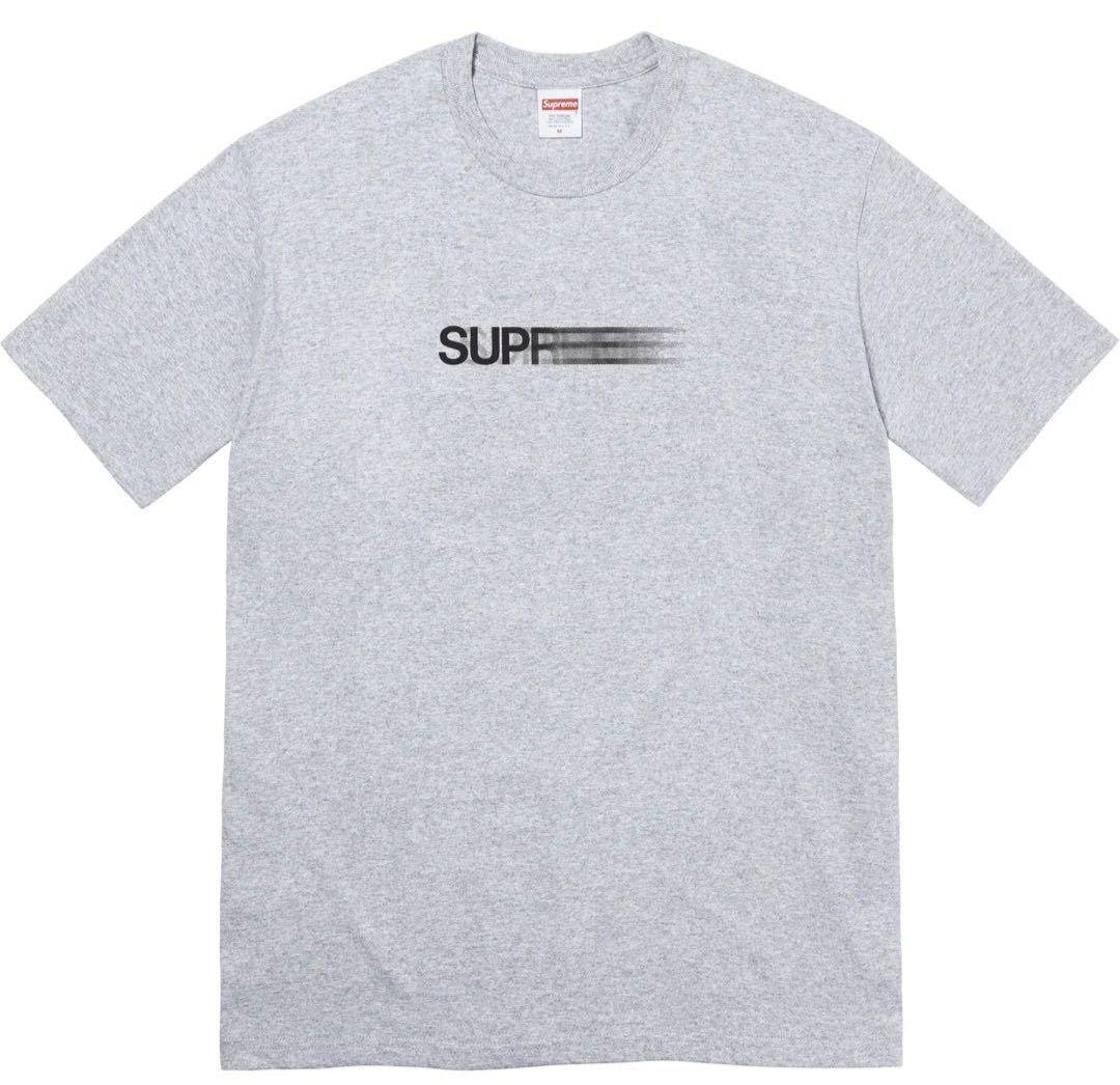 supreme 23ss motion logo tee grey Lサイズ