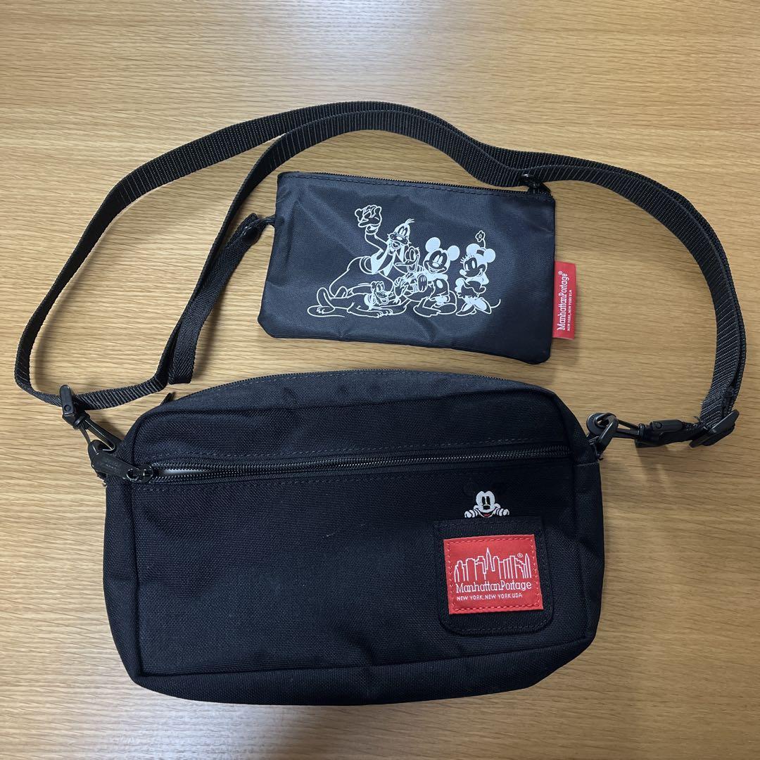 Manhattan Portage ミッキー ショルダーバッグ 付属ポーチあり 9,360円