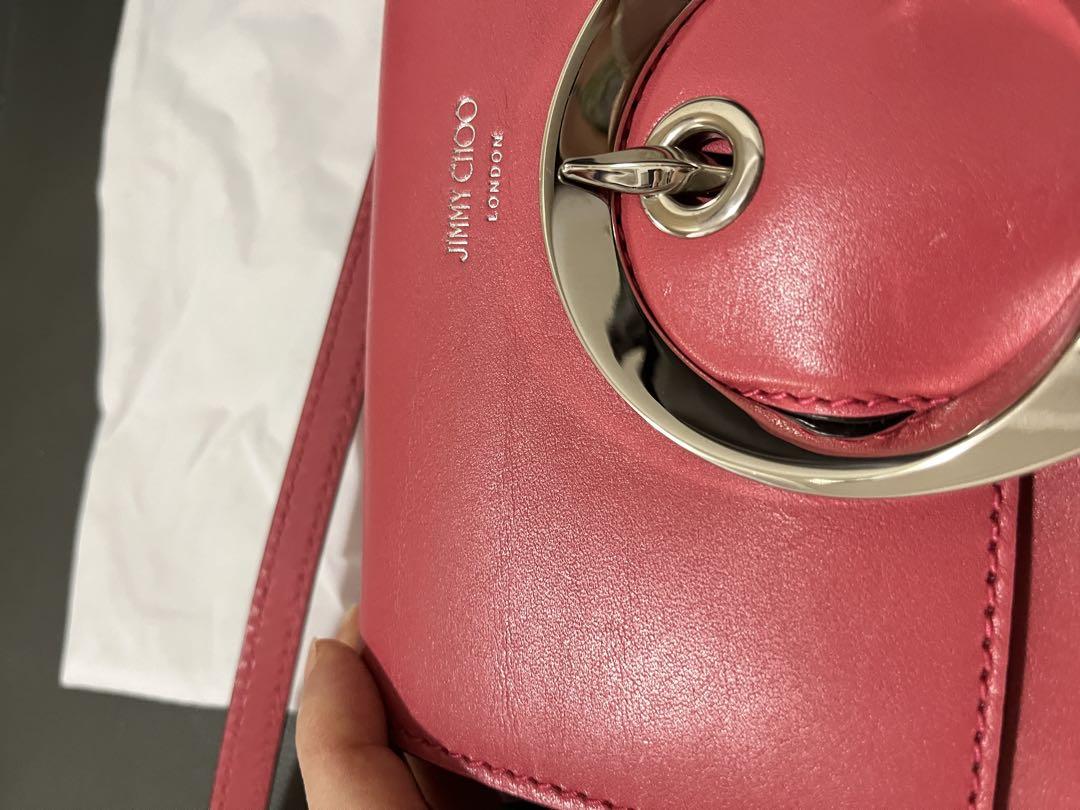 JIMMY CHOO ショルダーバッグ　ピンク