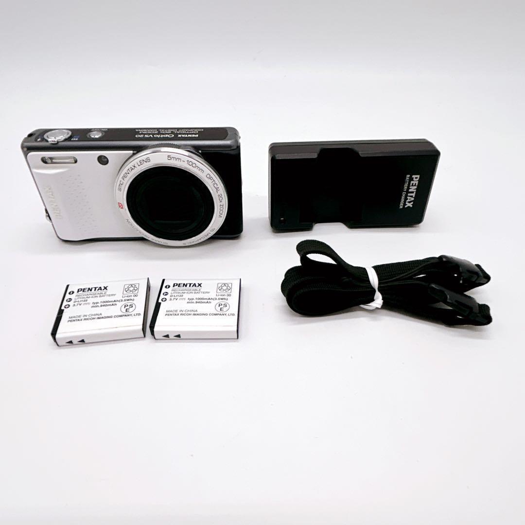 PENTAX ペンタックス Optio VS20 コンデジ バッテリー2個 付属