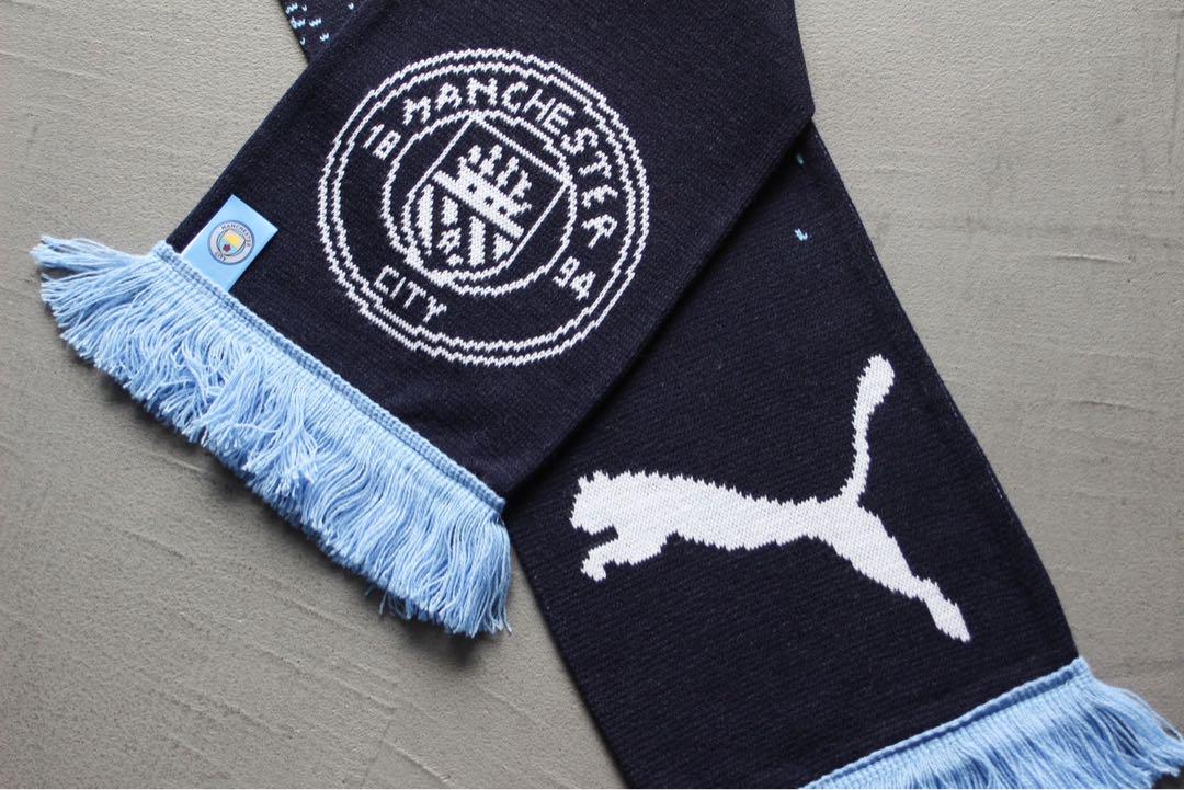 マンチェスターシティ サッカーマフラー Manchester city 英国製