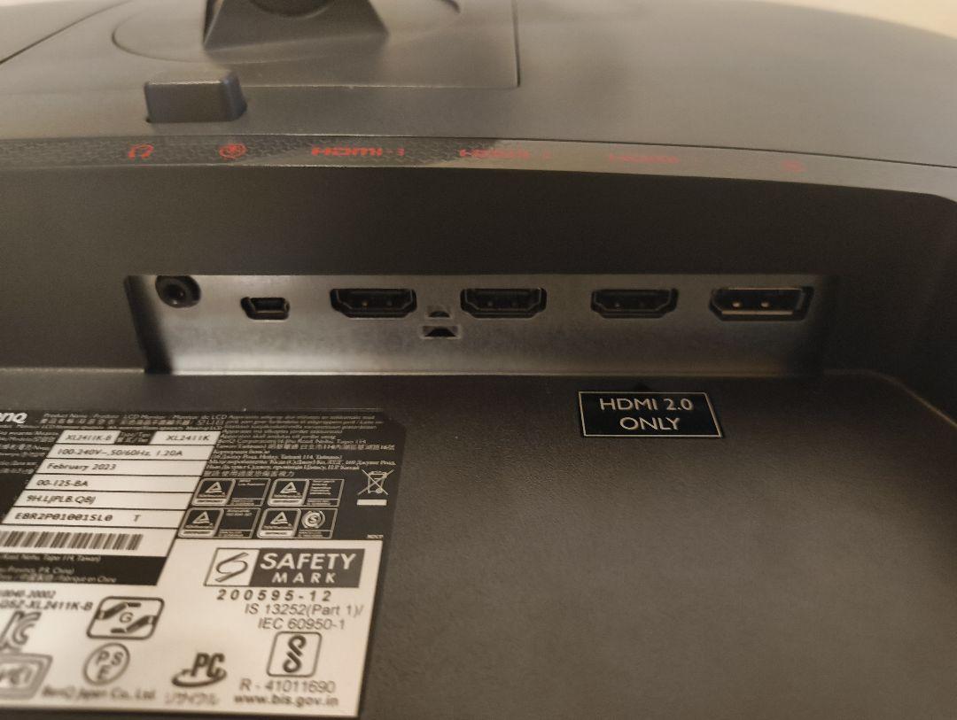 144hzゲーミングモニター【Benq Zowie XL2411K】
