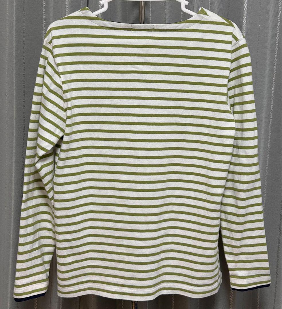 BURBERRY BLACK LABEL ボーダー柄長袖Tシャツ グリーン系 BURBERRY BLACK LABEL ボーダー柄長袖Tシャツ グリーン系