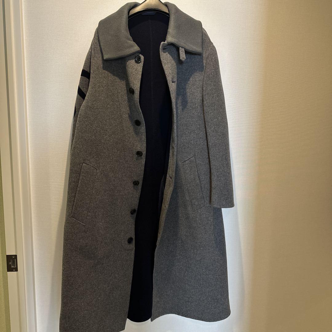 ポールスミス　ロゴ入りウールコート