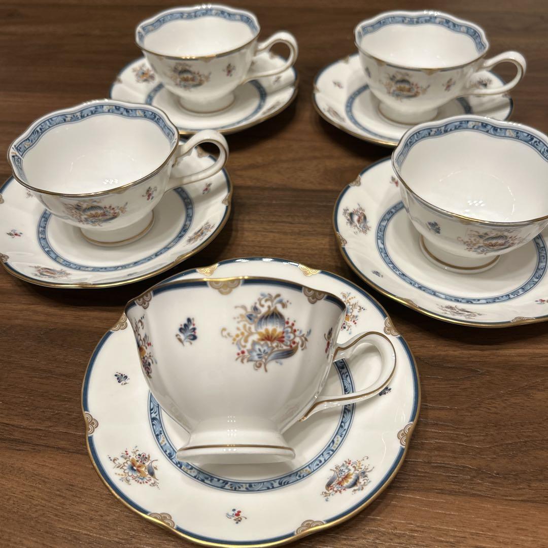 NARUMI 　ナルミ　シャリラムーン　カップ&ソーサー　5客セット