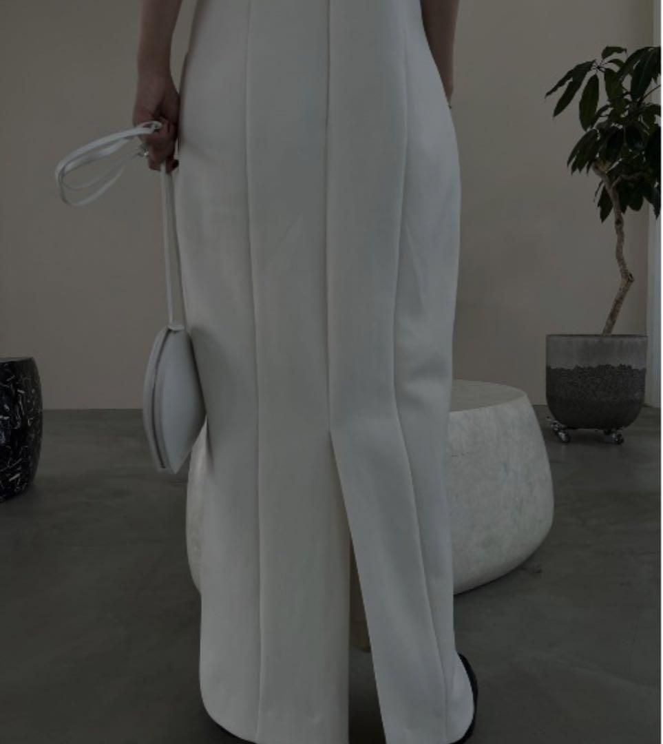 桐谷美玲 × AMERI TULIP SLEEVE I LINE DRESS