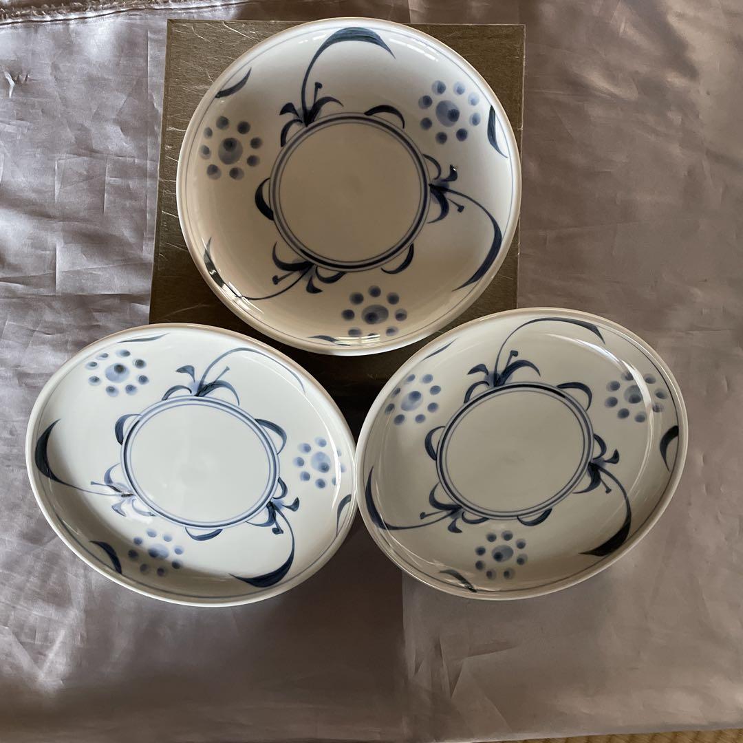 送料込】砥部焼梅山窯太陽柄大皿3枚 - メルカリ