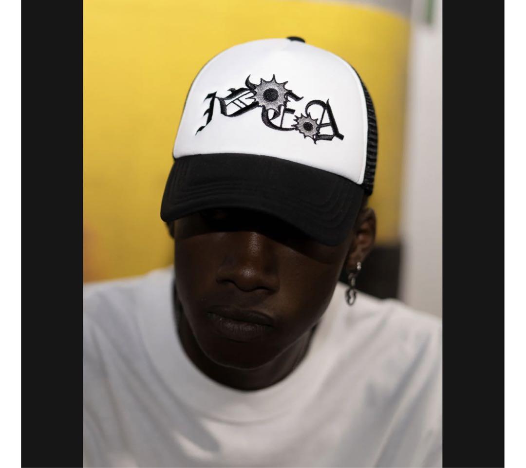 IDEASWAM Head Shot Trucker Cap ベロア キャップ ideaswam Head Shot Trucker Cap