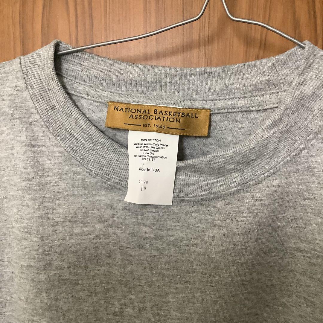 6299⑦【NBA グレー Tシャツ Lサイズ】
