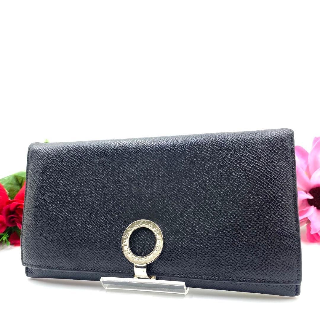 ブルガリ◎BVLGARI 長財布 サークル ビーゼロワン ブラック 黒