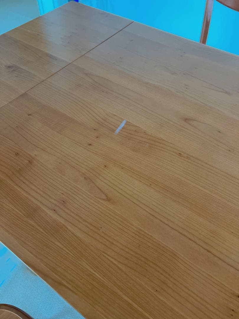 木目調 伸縮 ダイニングテーブルunico MARWIL-DEMENAGEMENTS_CH