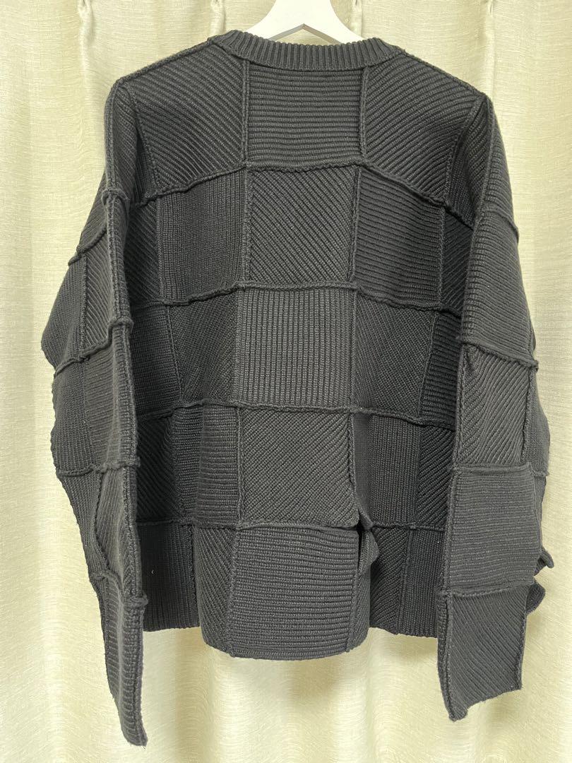 YOKE PATCHWORK RIB SWEATER 画像3