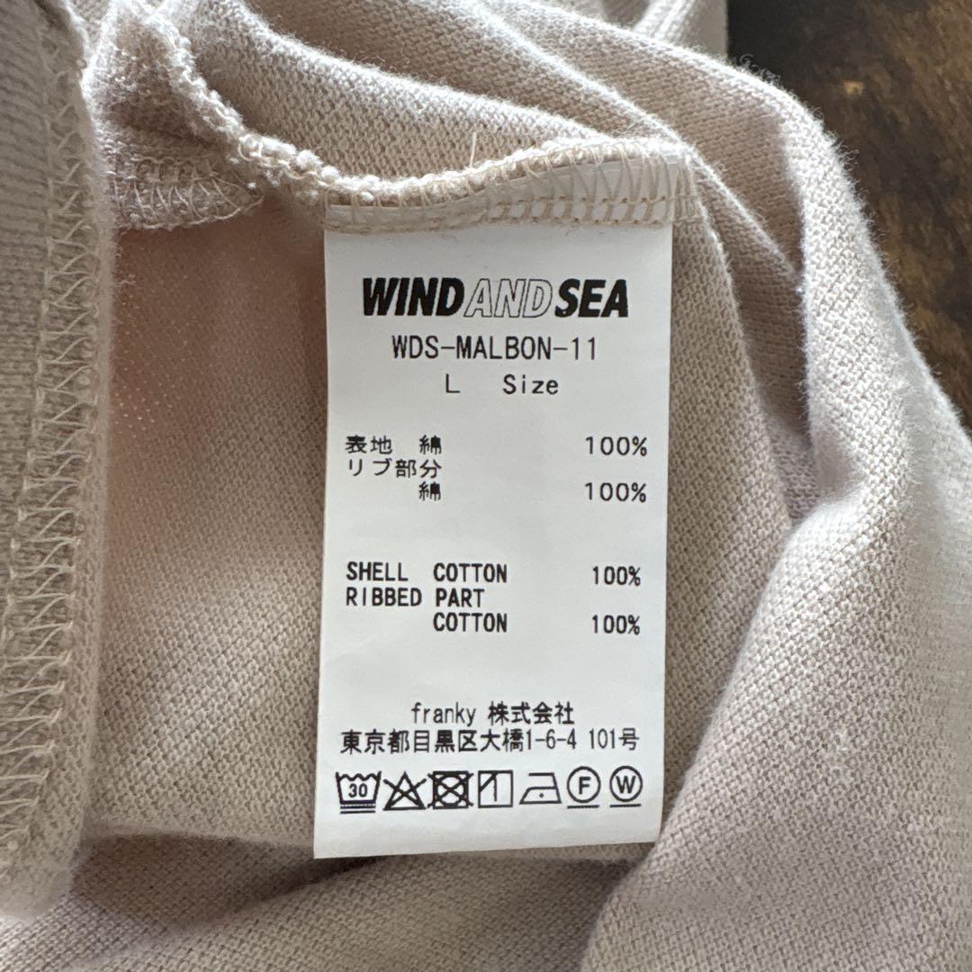 WINDANDSEAウィンダンシーMalbon マルボン コラボ ポロシャツ