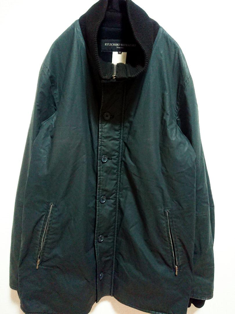 しいのです~ RYUICHIRO ナイロンジャケット M 黒系 m7tKf-m86566693718 SHIMAZAKI homme ▱までの