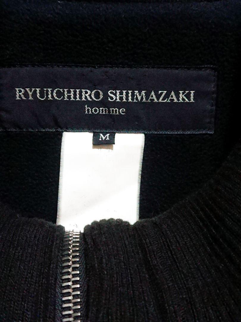 しいのです~ RYUICHIRO ナイロンジャケット M 黒系 m7tKf-m86566693718 SHIMAZAKI homme ▱までの