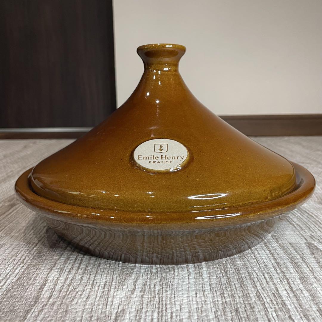Emile Henri エミールアンリ タジン鍋 M 25cm ブラウン