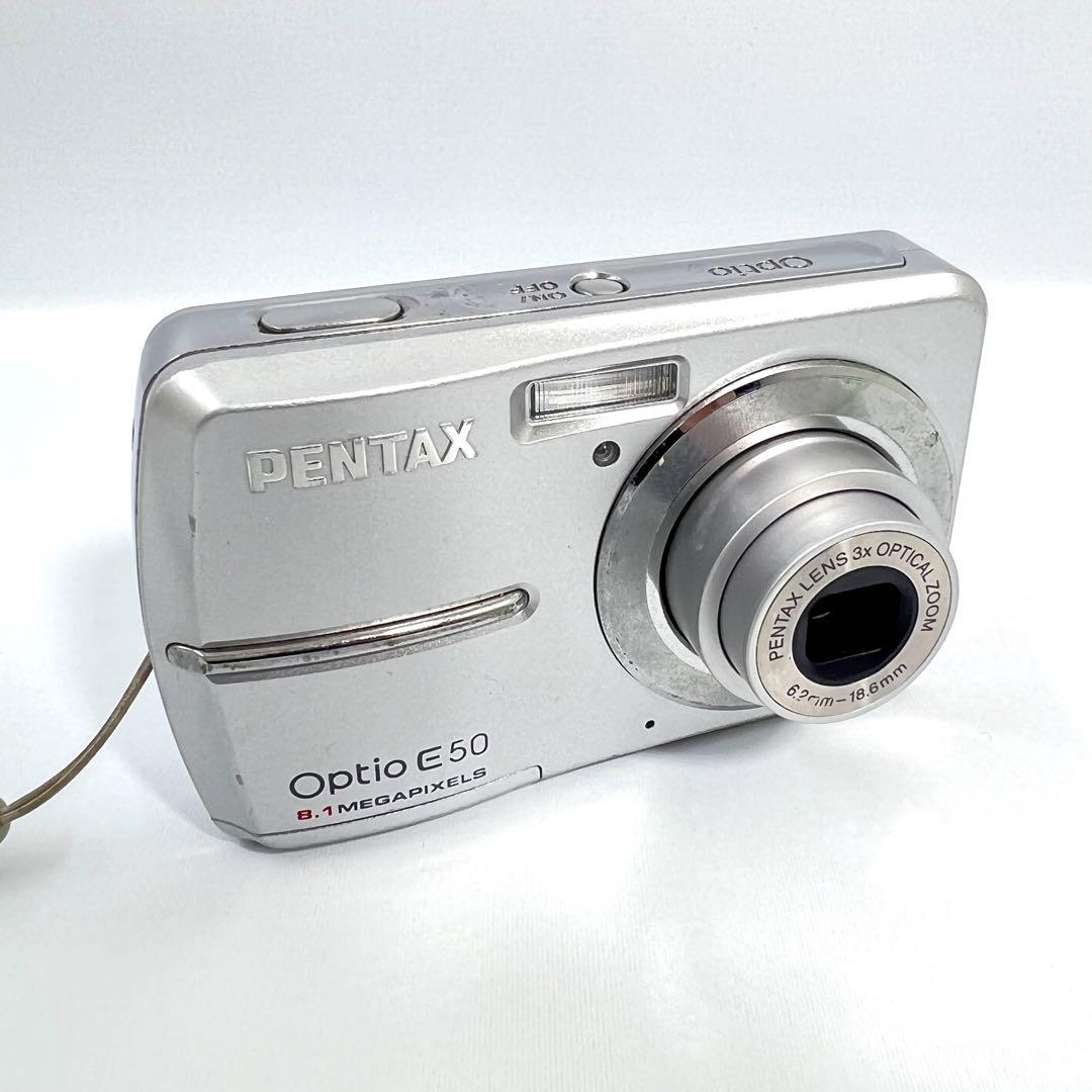 【動作OK】PENTAX Optio E50 デジカメ　単三電池