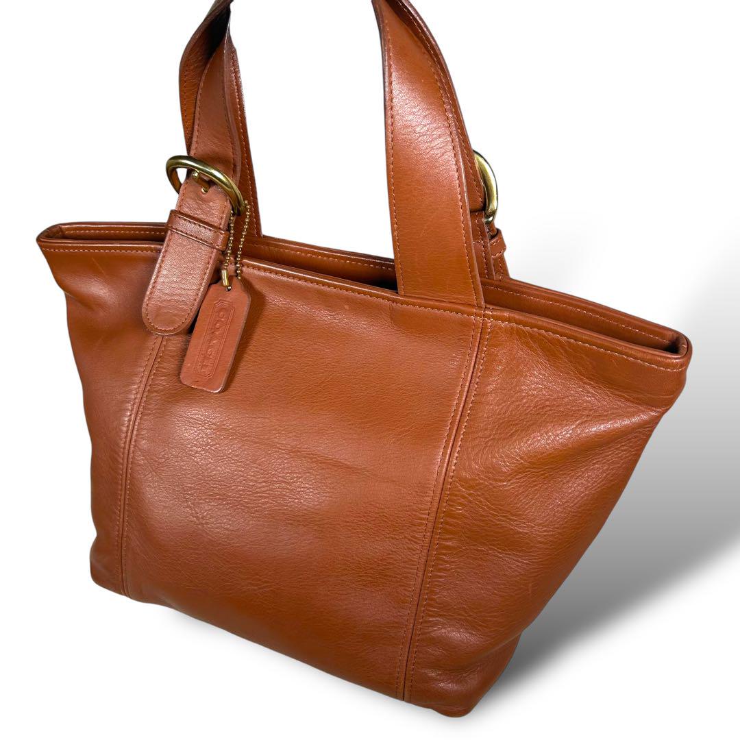 人気商品ランキング 美品 COACH 茶 レザートートバッグ オールドコーチ コーチ 4133 バッグ