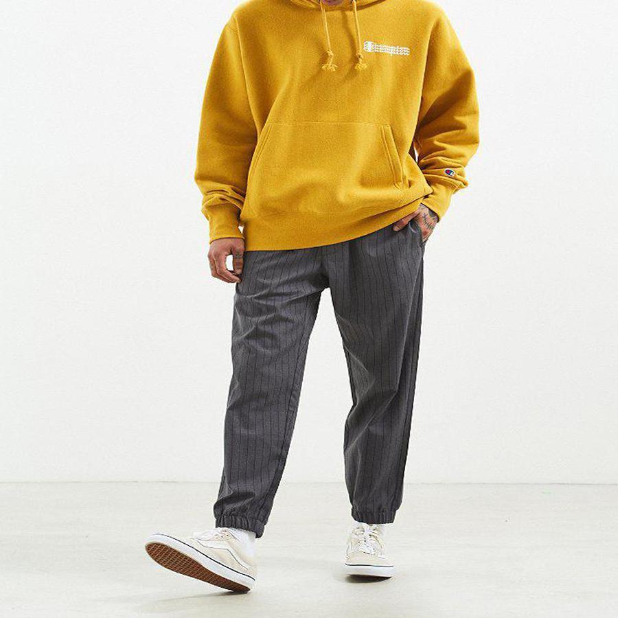 US-M｜ピンストライプ｜ジョガーパンツ｜UO｜Asher trousers