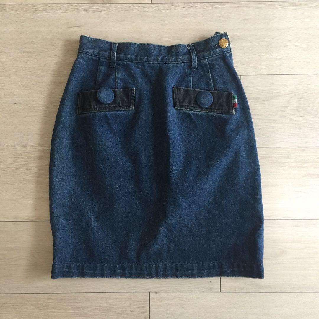 モスキーノ デニムスカート moschino