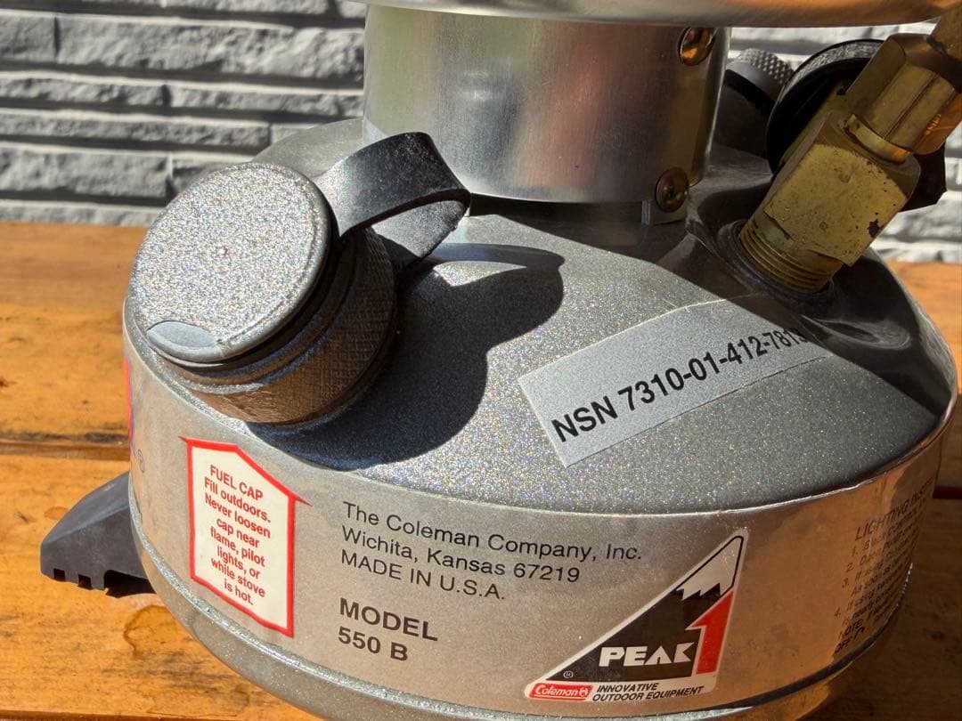 コールマンピーク1 モデル550b 未使用デッドストック 米海兵隊仕様