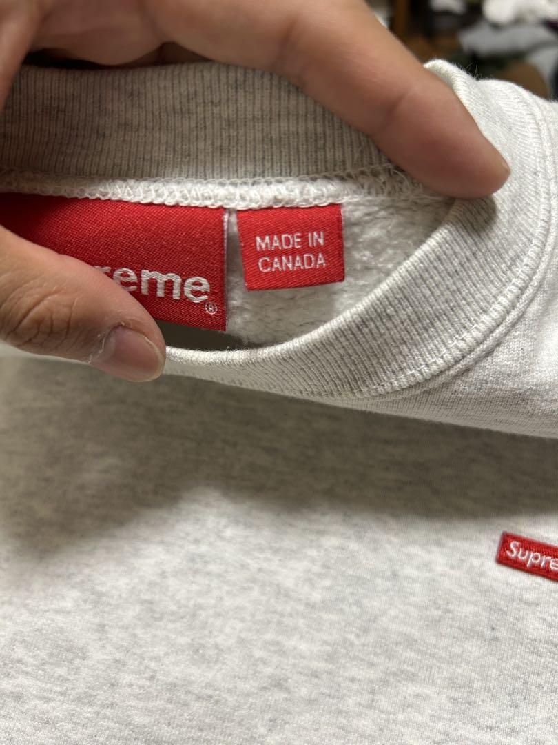 トップス supreme small logo sweat