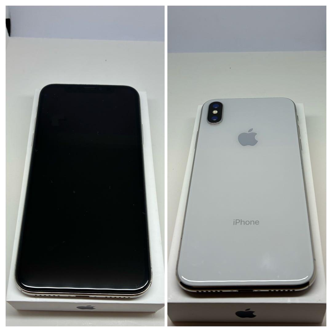 超美品】iPhone X 256G シルバー SIMフリー 新品バッテリー - メルカリ