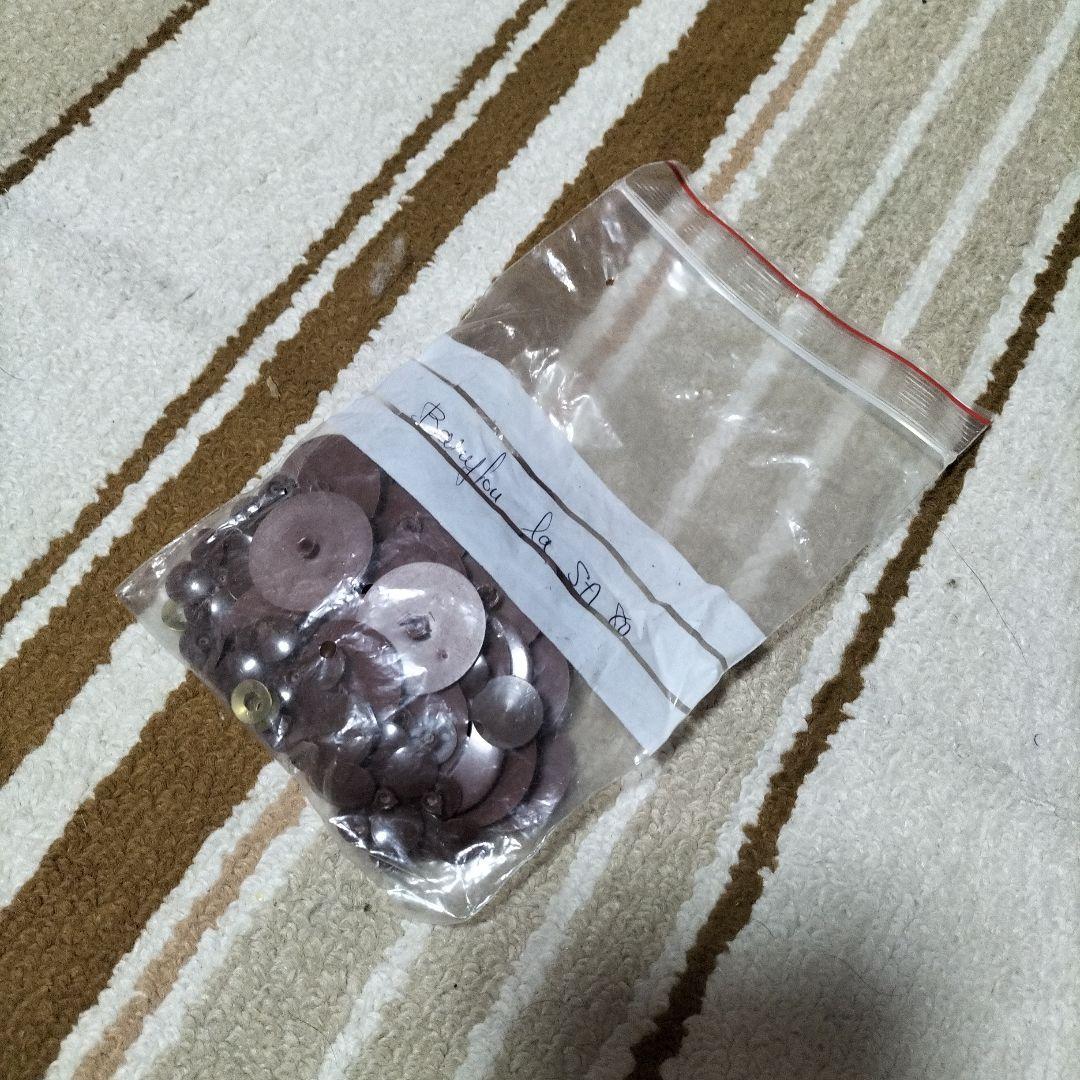 円形パーツセット（茶色・金色）