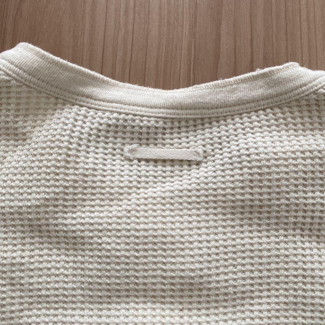 kinema Waffle henley neck shirt M 2枚セット