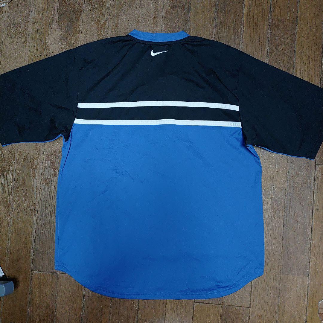 送料無料 いくらから NIKEナイキ廃盤00sビンテージ半袖Tシャツ紺/青L新品タグ付 記念グッズ