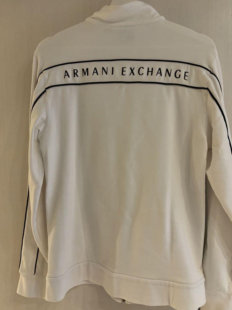 Armani Exchange フルジップジャケット ホワイト
