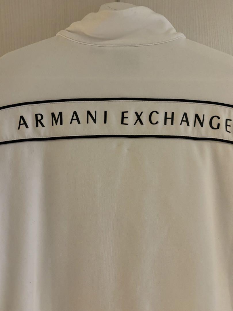Armani Exchange フルジップジャケット ホワイト